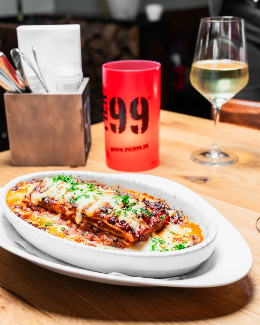 Lasagne im Pier 99