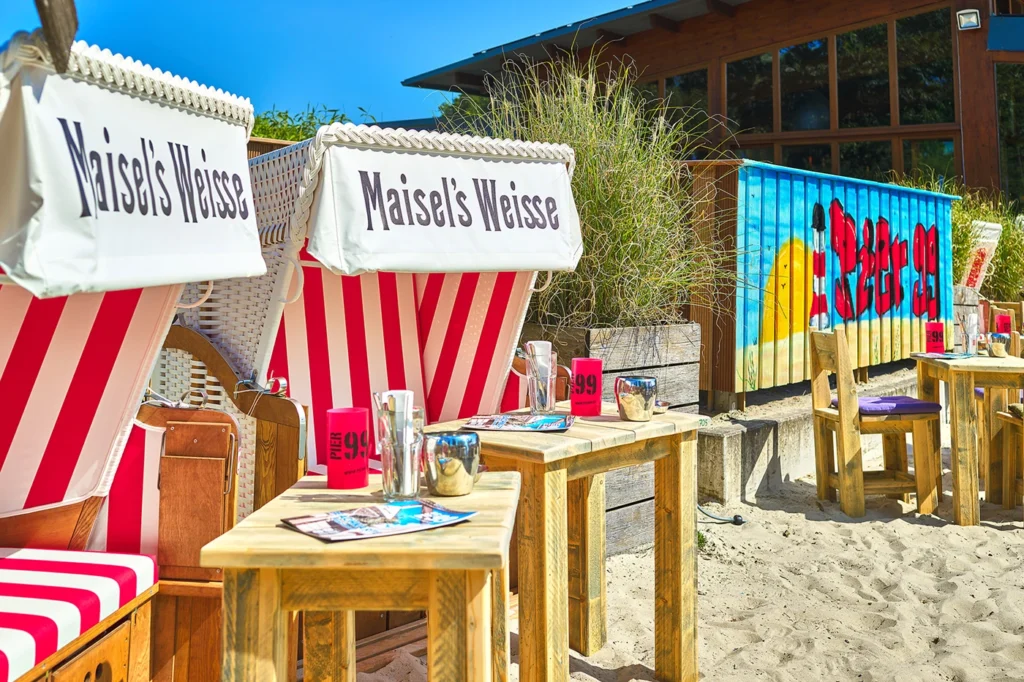 Strandkörbe am Beach